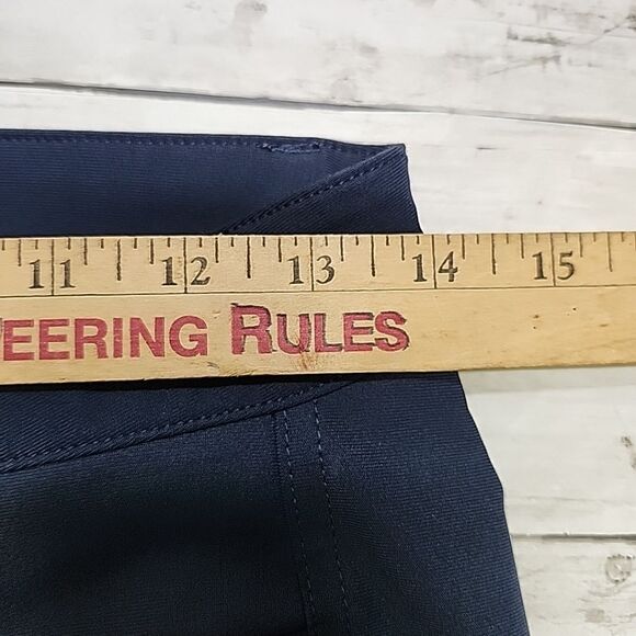 Lululemon Athletica Commuter Travel Chino Zipper Pants Pockets Indigo Womens Sz4 - Picture 14 of 16